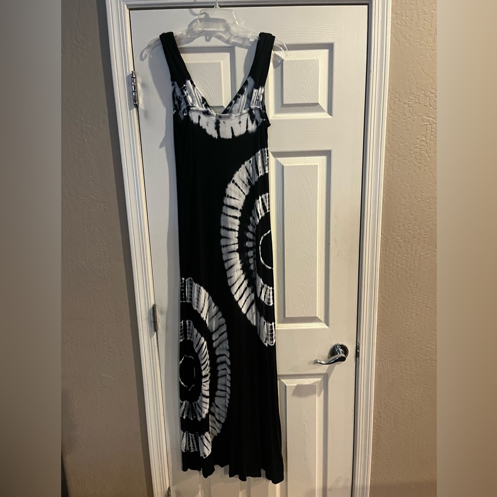 INC black embellished maxi dress, size Small